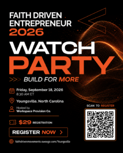 2026 Faith Driven Entrepreneur Watch Party
